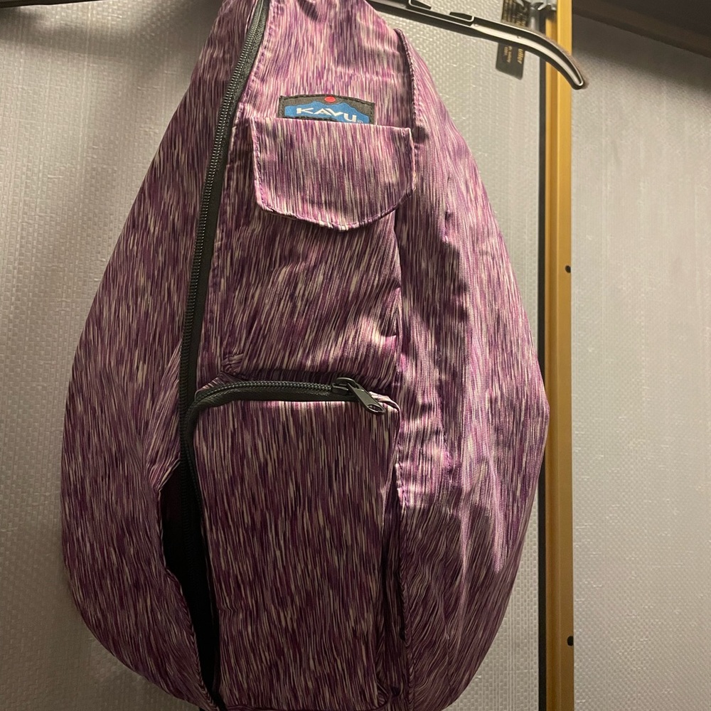 Purple over the shoulder Backpack